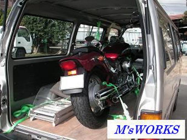 格安バイク車検！格安ユーザー車検代行のM's WORKS